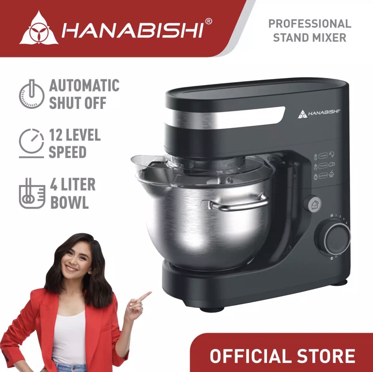 Hanabishi stand mixer hotsell