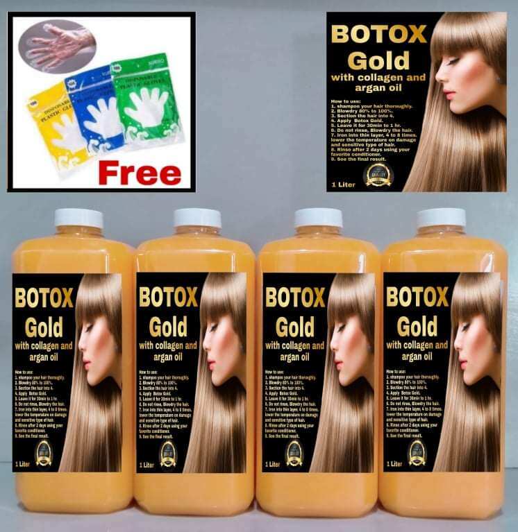 BRAZILIAN HAIR BOTOX GOLD 1 LITER Lazada PH