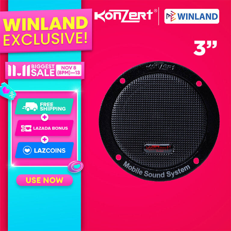 Winland 3" Hi-Fi Tweeter Speaker 100W KW-300M