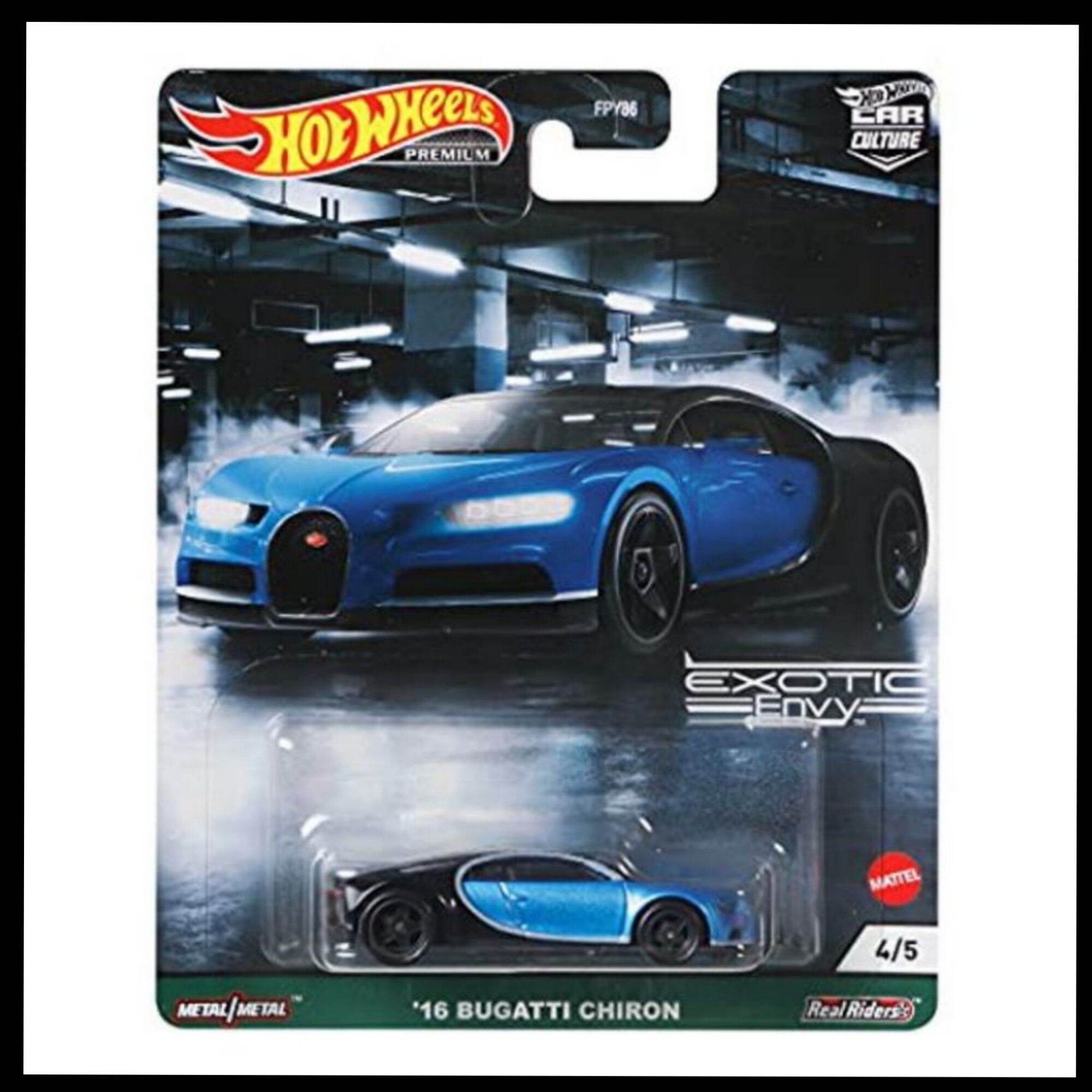 Hot Wheels '16 Bugatti Chiron-black Short Card-hw Ireland ...