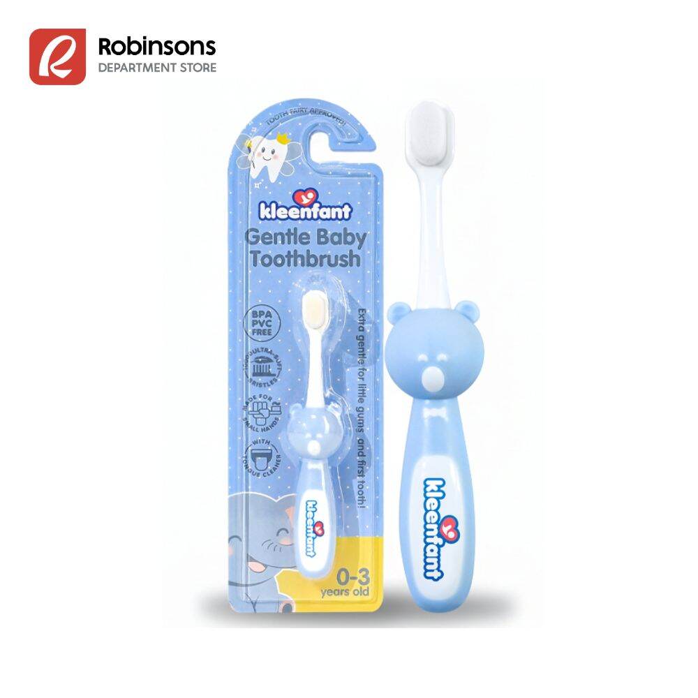 Kleenfant Gentle Baby Toothbrush 0-3y Blue