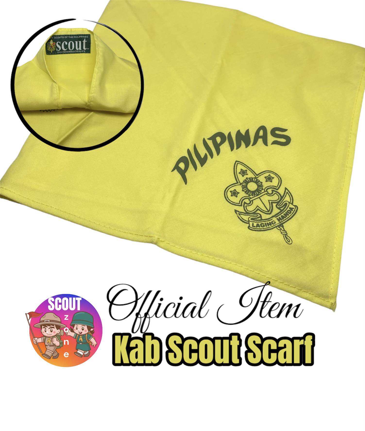 BOY SCOUTS OF PHILIPPINES - KAB (CUB) SCOUT Official Neckerchief