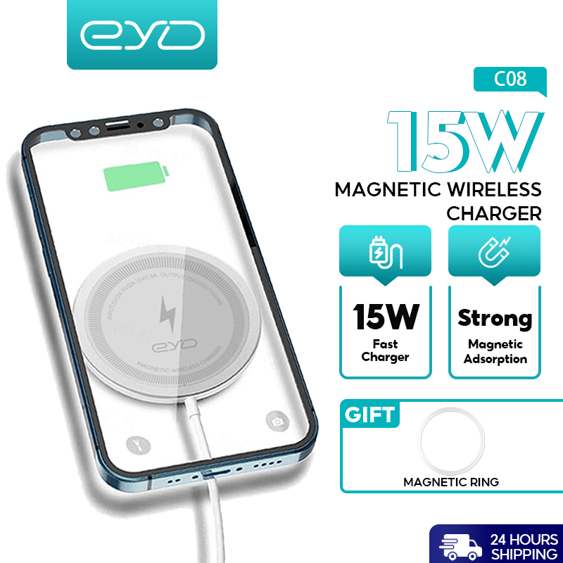 EYD 15W Magnetic Qi Wireless Charger for iPhone and Android