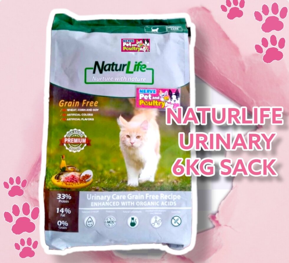 Naturlife Grain Free URINARY CAT FOOD 6KG SACK | Lazada PH