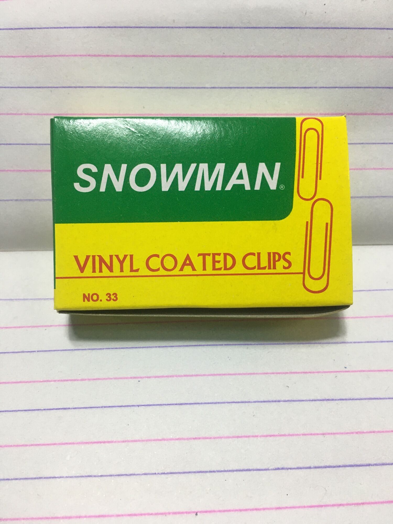 Snowman Paper clip 1box N#33