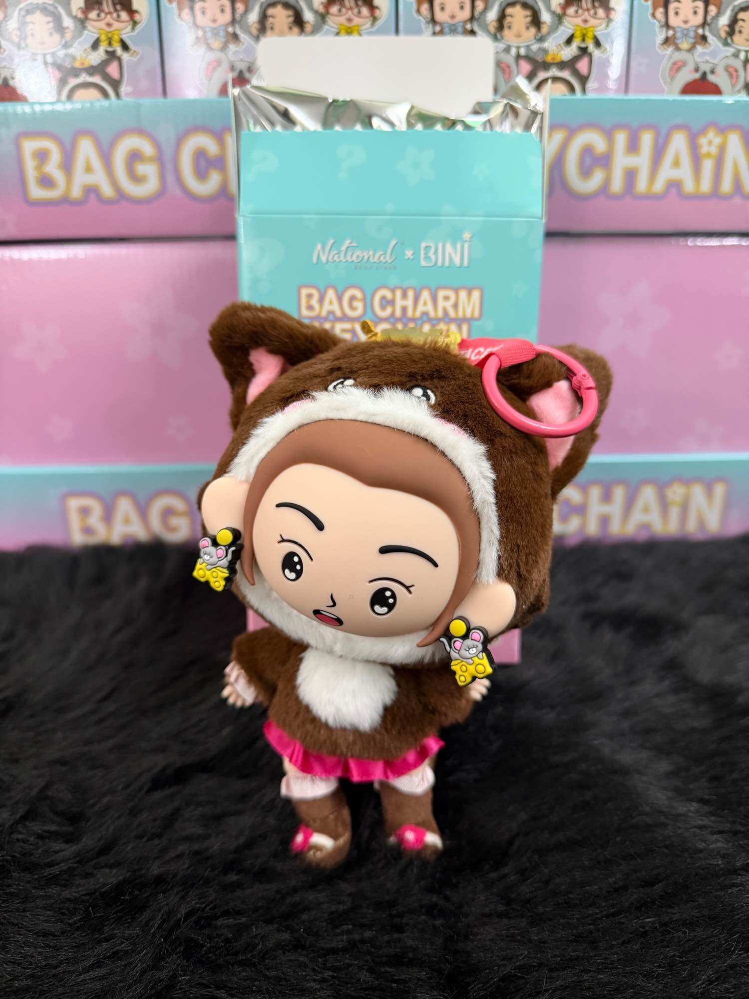 NBS X BINI Bag Charm Keychain National Book Store OFFICIAL Merch