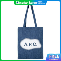 A.P.C. | A.P.C. Unisex Lou Denim Indigo Delave Tote Bag Cogek M61442 Ial