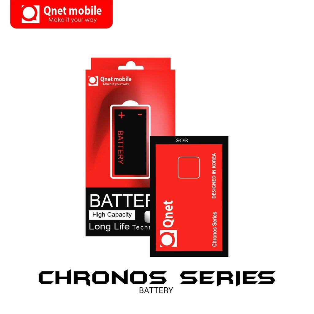 0QNET Mobile Battery Chronos Series (Compatible K2, K3, K5)ORIGINAL ...