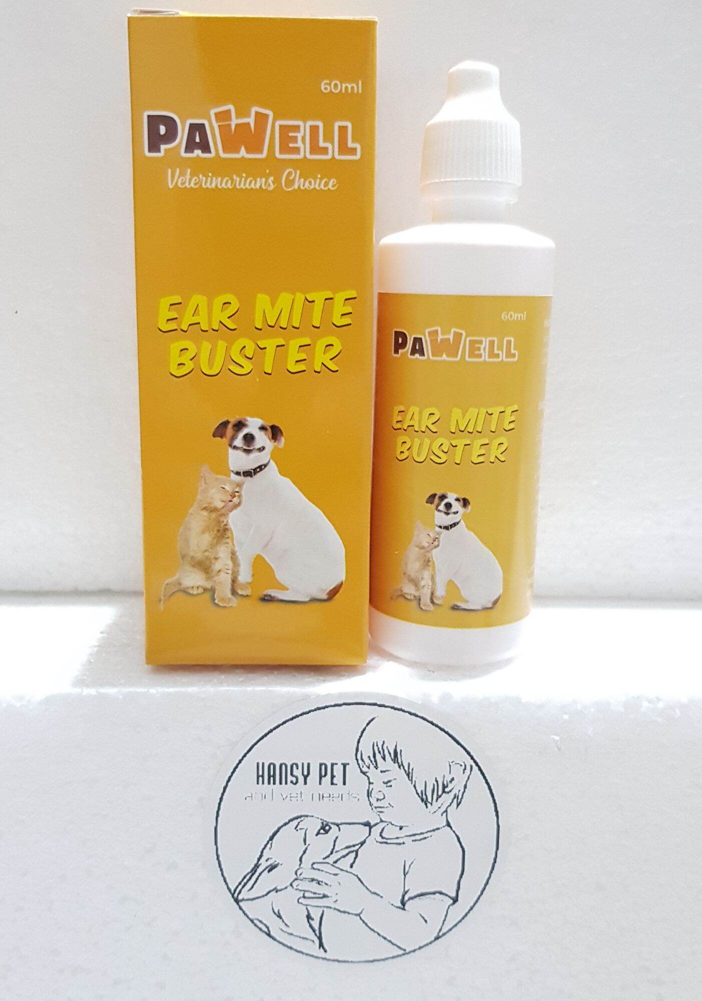 Pawell Ear Mites Buster 60ml (For Dogs) Lazada PH