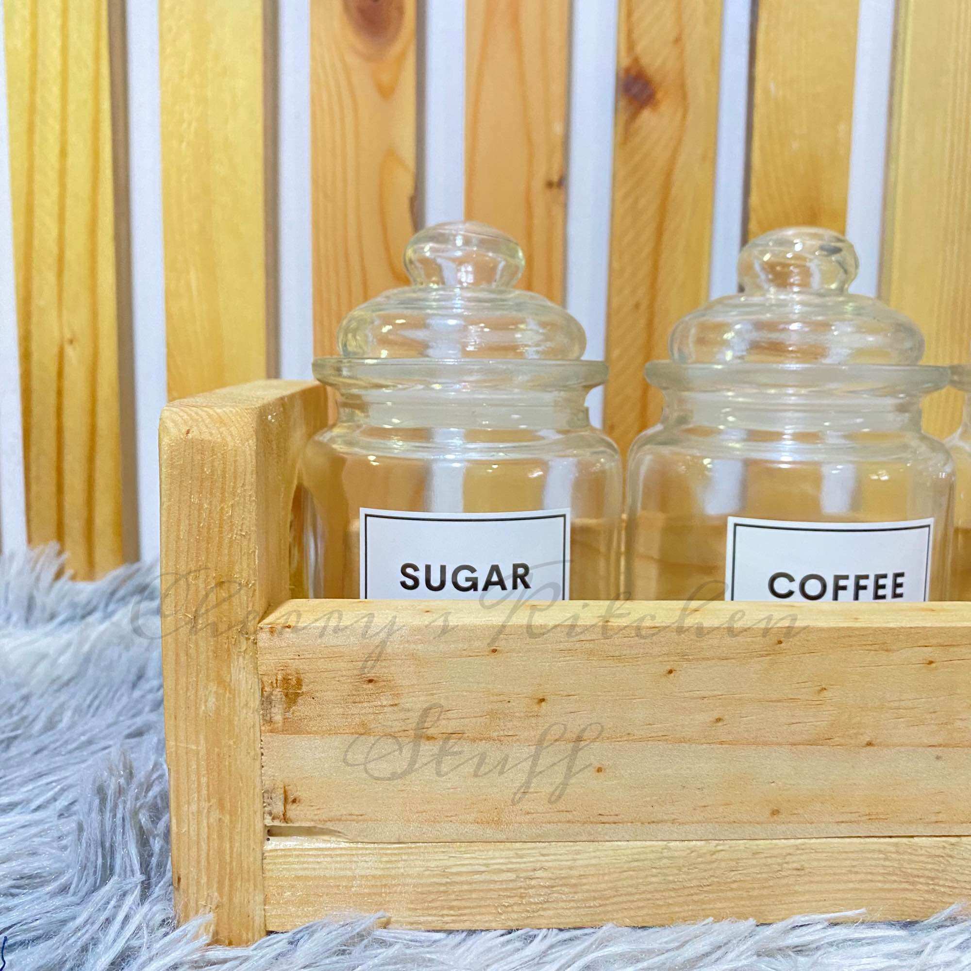 CKS Small Canister Jar for Coffee Sugar Creamer Air Tight Jar Aesthetic