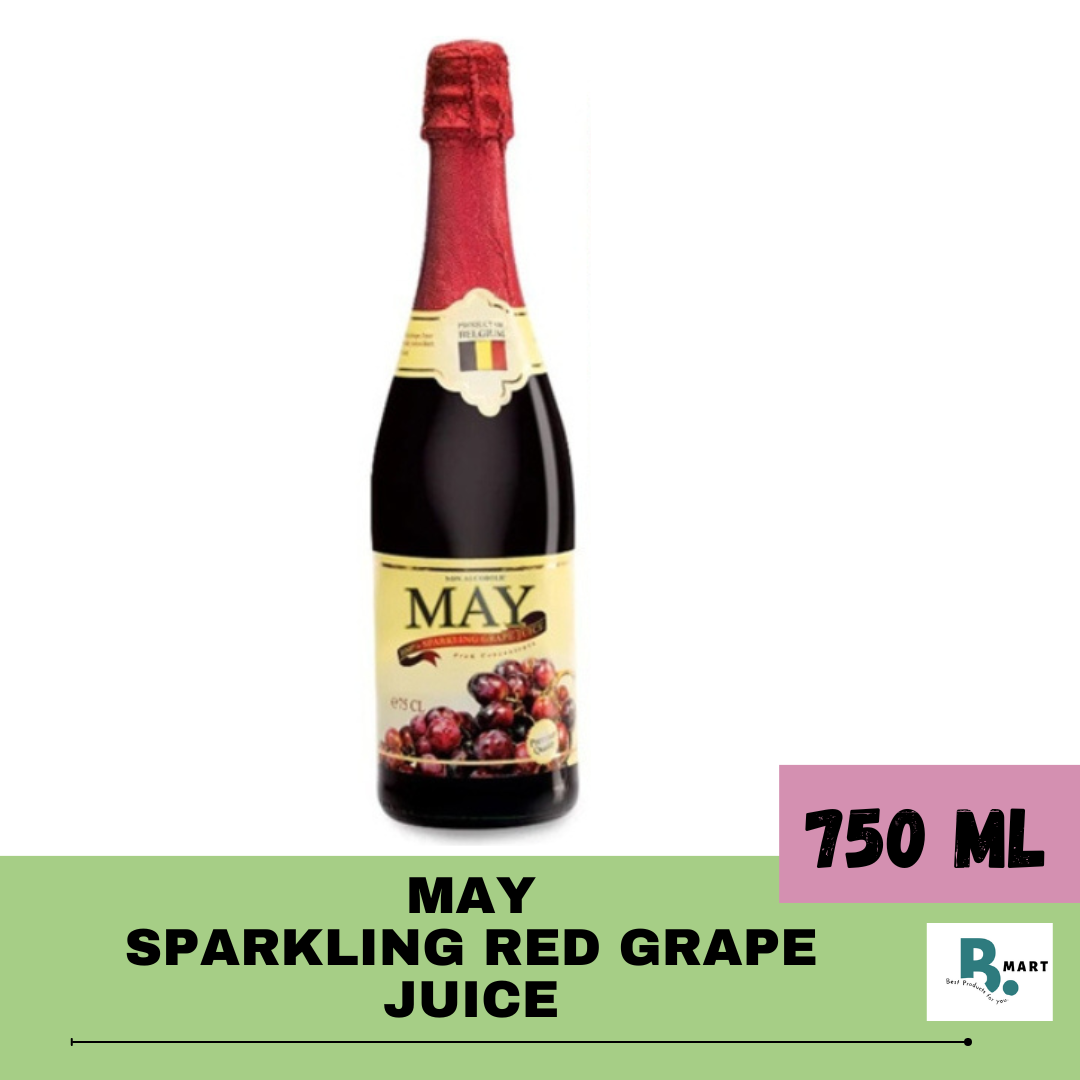 MAY Sparkling Red Grape Juice - 750ml | Lazada PH