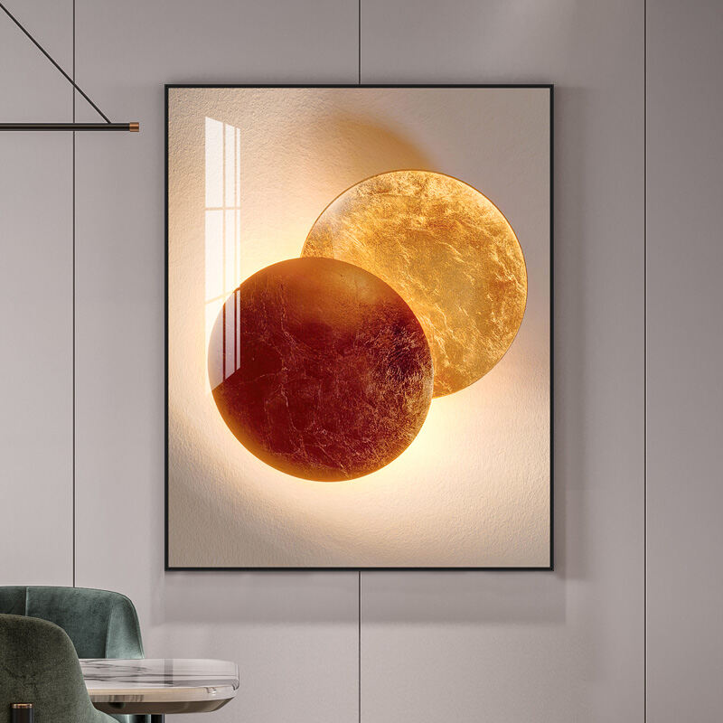 Meter Box Decorative Painting Modern Minimalist Light and Shadow