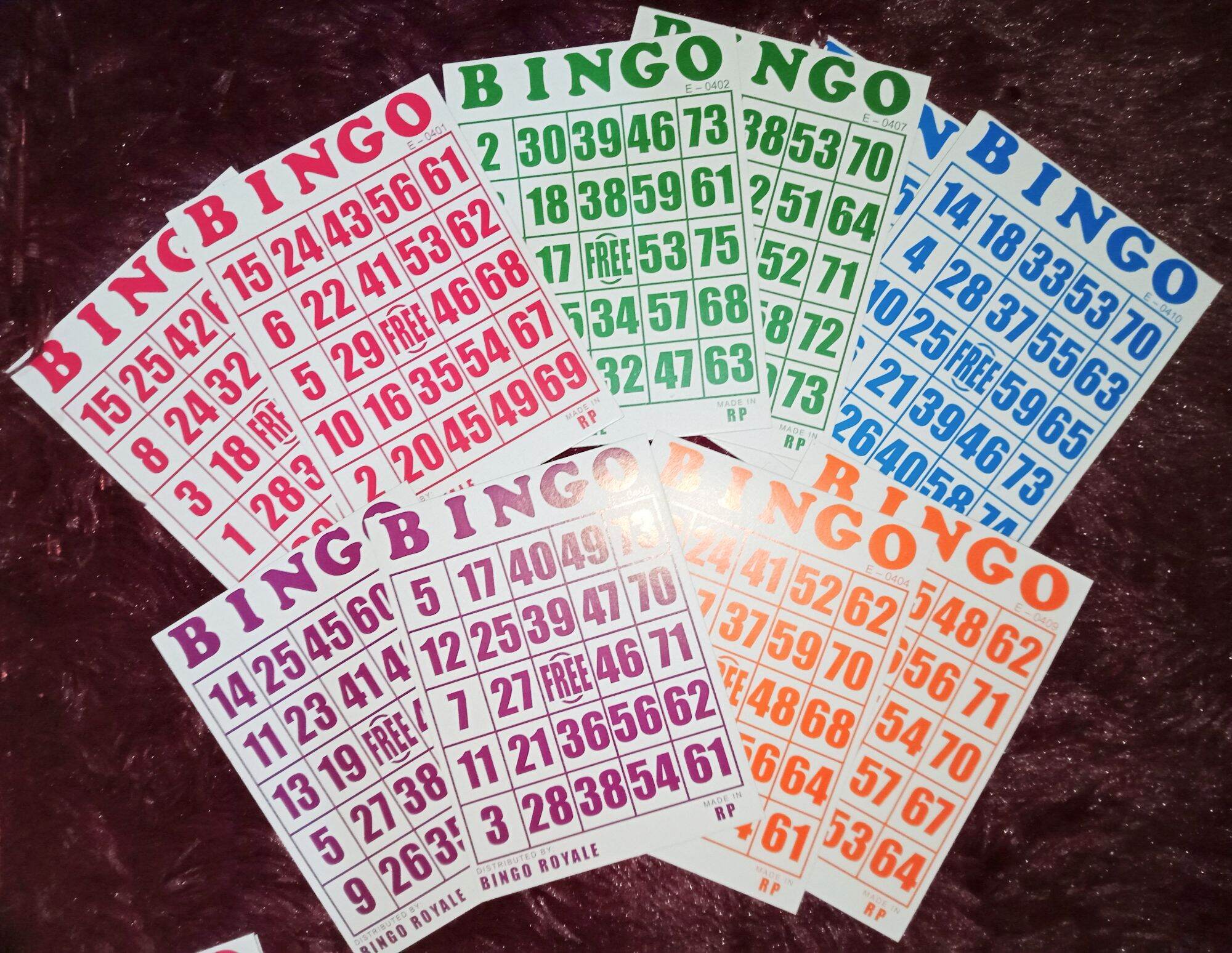 Bingo Royale Card Extra Large Size (Good for Senior user) Lazada PH