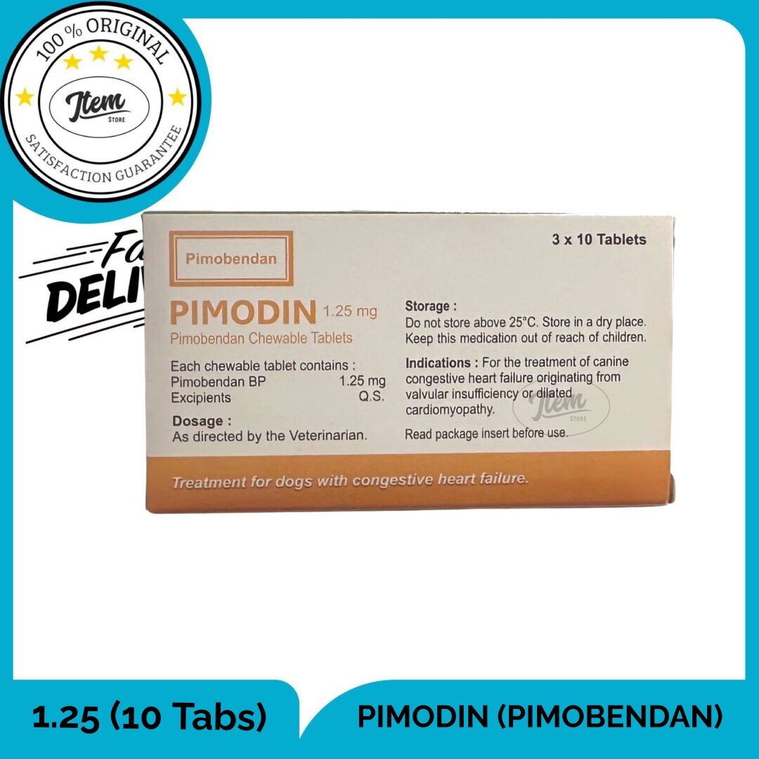 PIMODIN (PIMOBENDAN) 1.25MG 10 TABLETS | Lazada PH