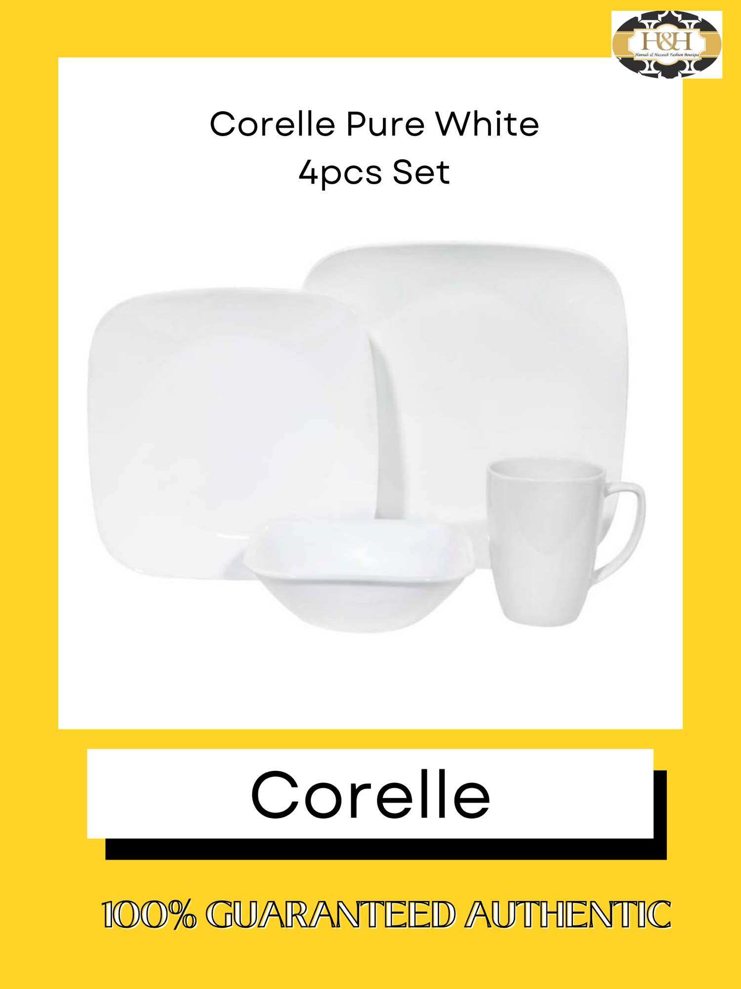 Corelle Kyoto Leaves 4pcs Dining Sets (Gently used like new) USA