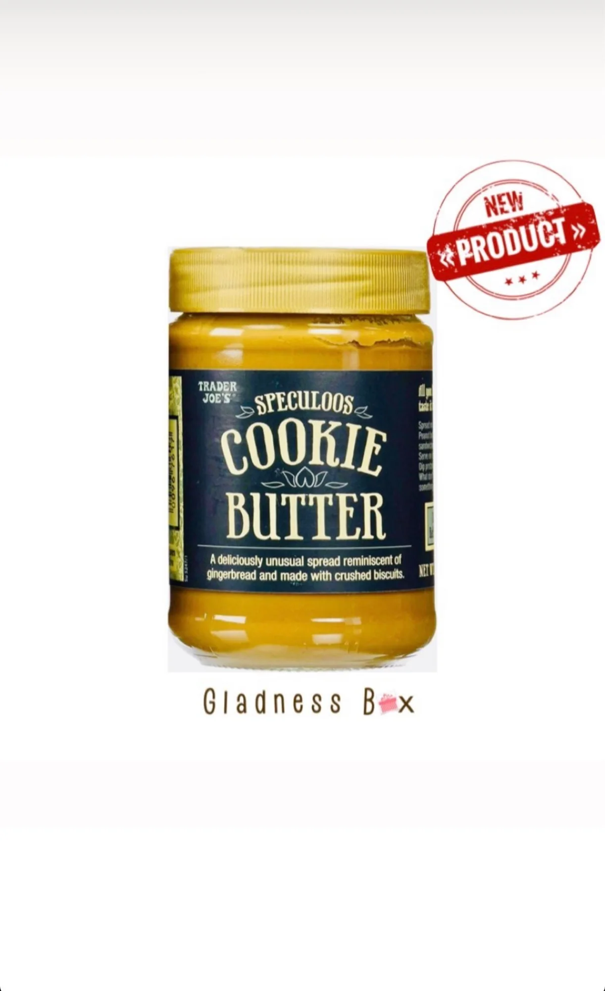 Trader Joe's Speculoos Cookie Butter Net Wt. 14.1oz (400g) - Gladness Box
