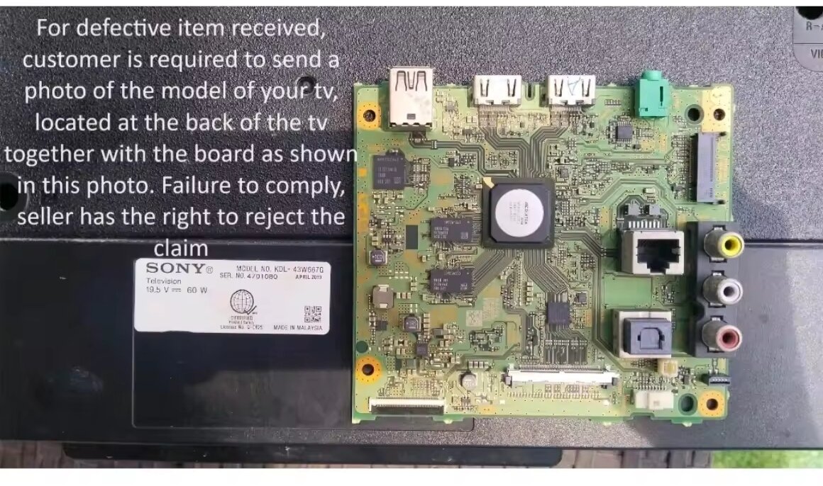 Carte T-Con CHiQ U50H7A - Pièce Détachée TV Ouverte Jamais Utilisée