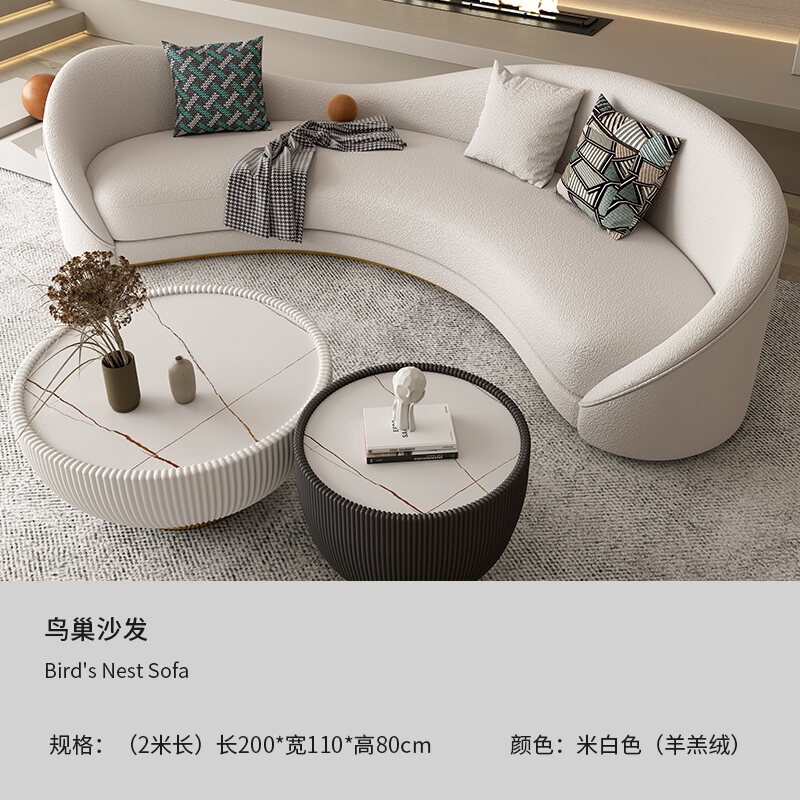 Nordic Accessible Luxury Sofa Living Room Small Apartment