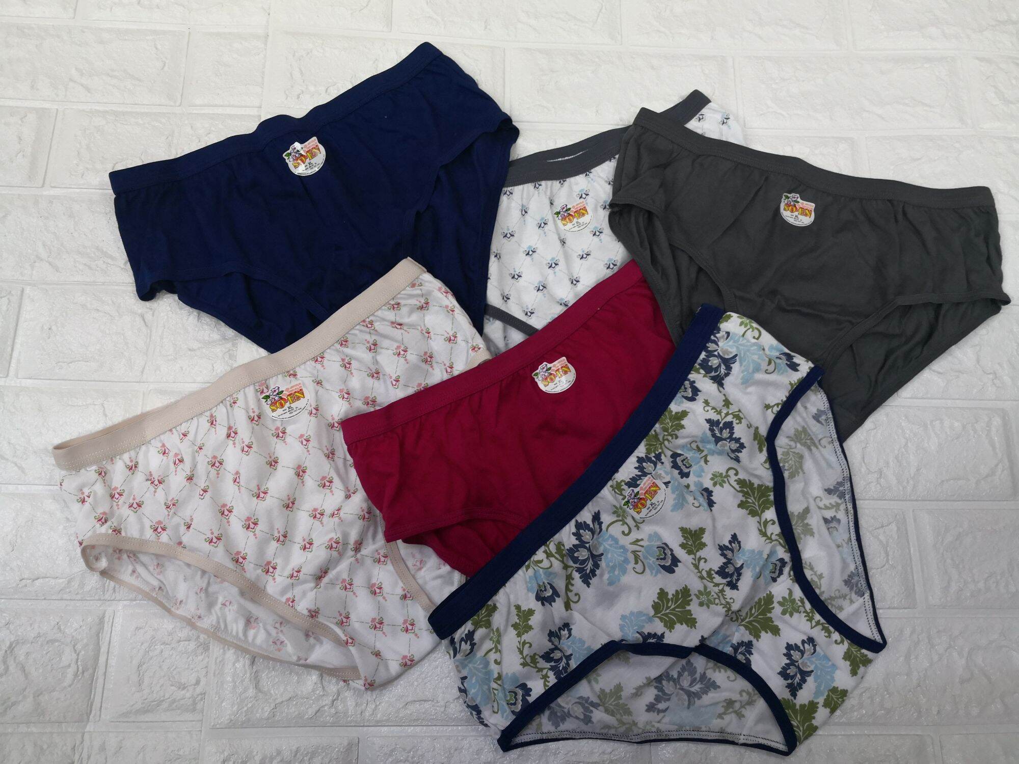 12 pcs SOEN SEMI PANTY Lazada PH