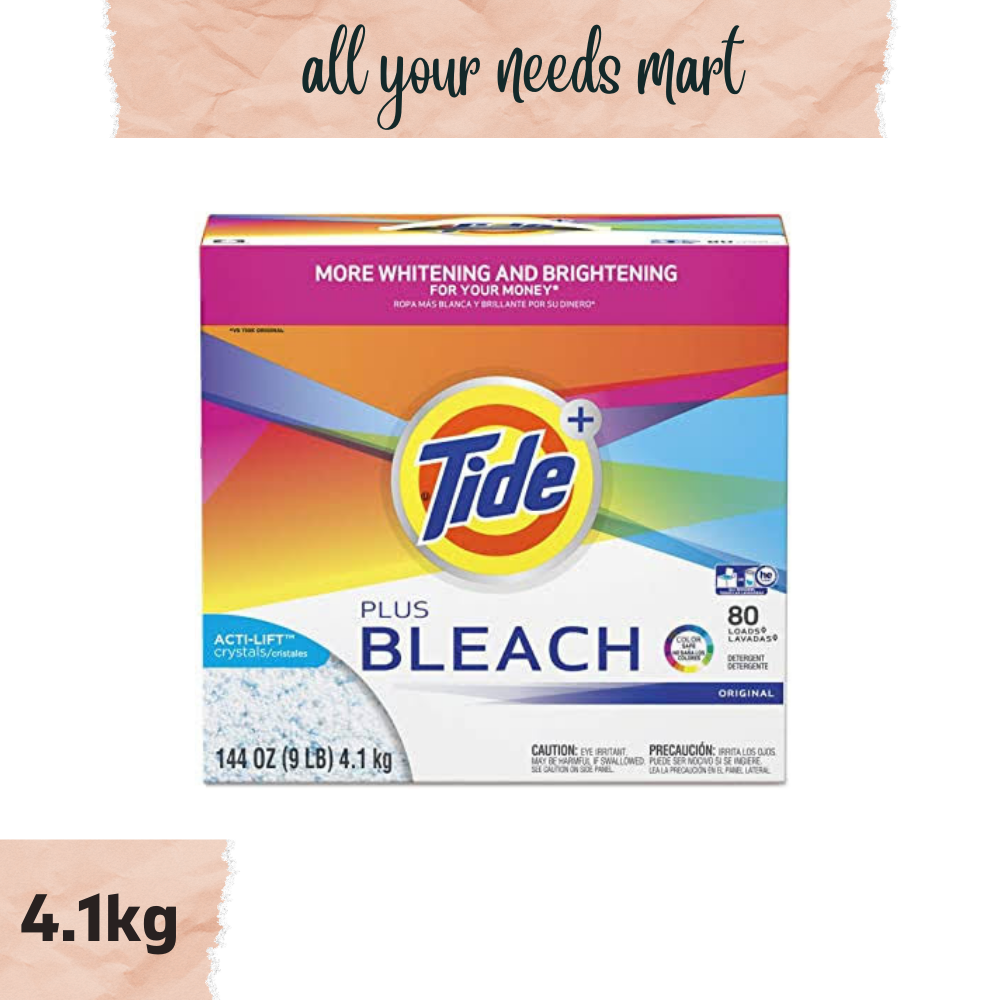 Tide ♡ Plus Bleach Powder Laundry Detergent 4.1kg Lazada PH