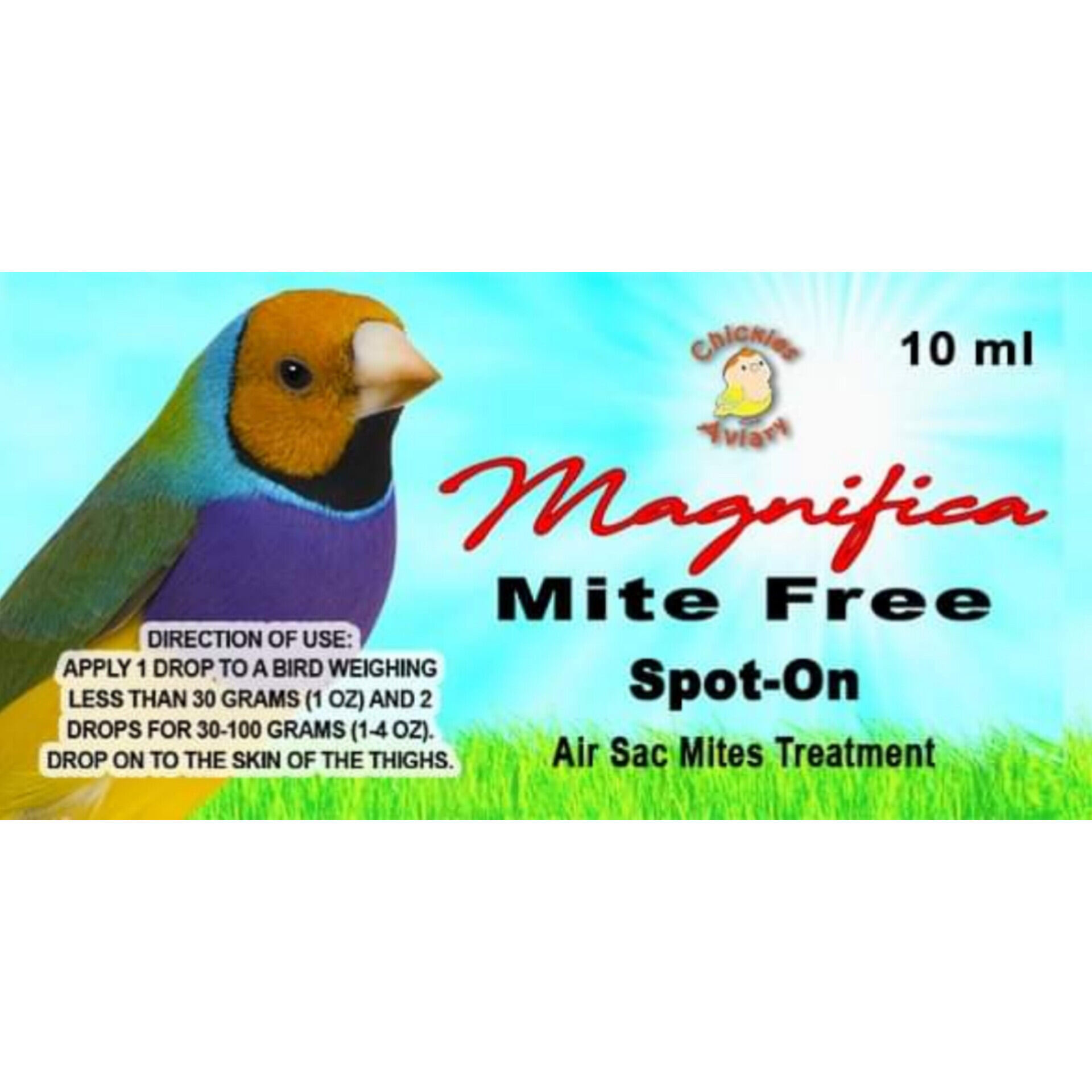 Magnifica Mite Free Spot-on Drops for Bird like SCATT Bird Flea