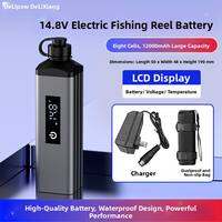 Delipow | Electric Fishing Reel 14.8v Lithium Battery Saltwater Fishing