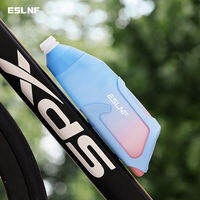 ESLNF Aerodynamic Water Bottle Set 600ml Big Capacity Food Grade PP5 Bottle With Ultralight Carbon Bottle Cage Bike