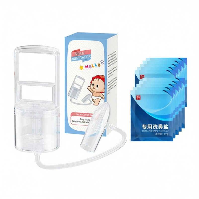 Baby Nasal Aspirator Suction Device Hand Pull Vacuum Nasopharyngeal Decongestant Infant Nasal Mucus Remover Child Care Tool
