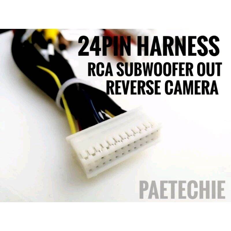 4Pin 16Pin 24Pin Toyota Reverse Camera harness Adapter 4 16 24 Pins ...