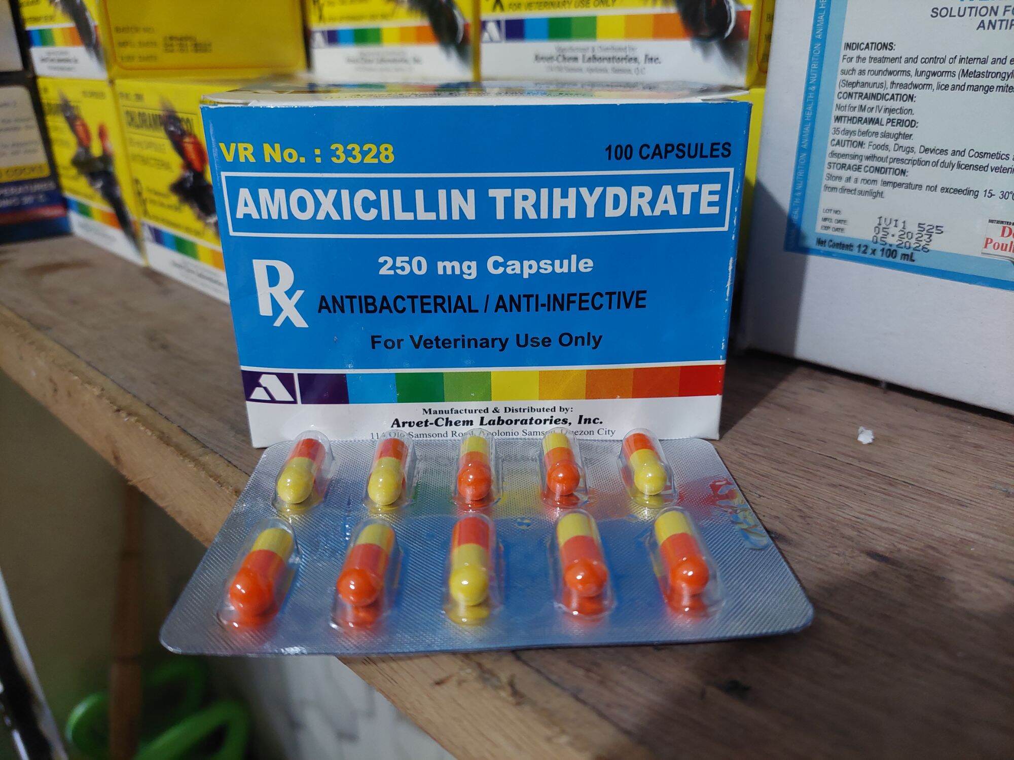 Amox 250MG Sold 10 Capsules