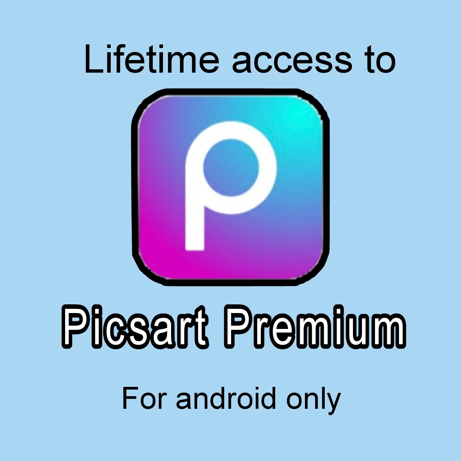 Picsart® Premium (Lifetime Access) *Android Only* Lazada PH