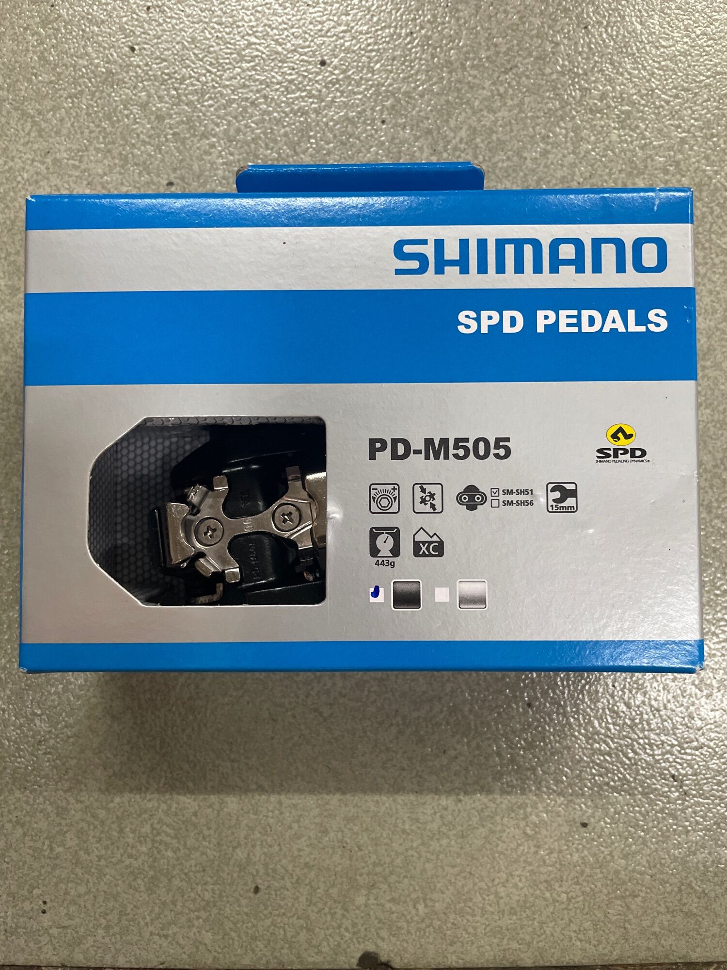 Pedal cleat mtb hot sale shimano m505