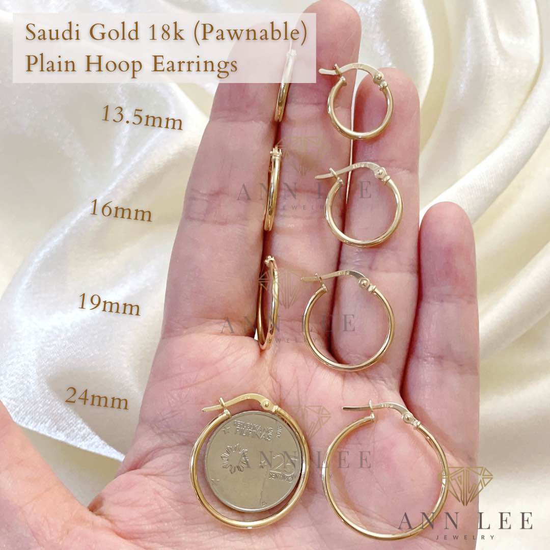 Gold plated Sterling Silver Bali Hoop Stud Earrings - LAVI Collection