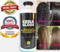Kera Gloss Brazilian Keratin Blow Out Hair Treatment with Argan Oil 500ml   | - Keratin treatment   | - Argan oil   | - Salon quality   | - Before and after results   | - 500ml bottle