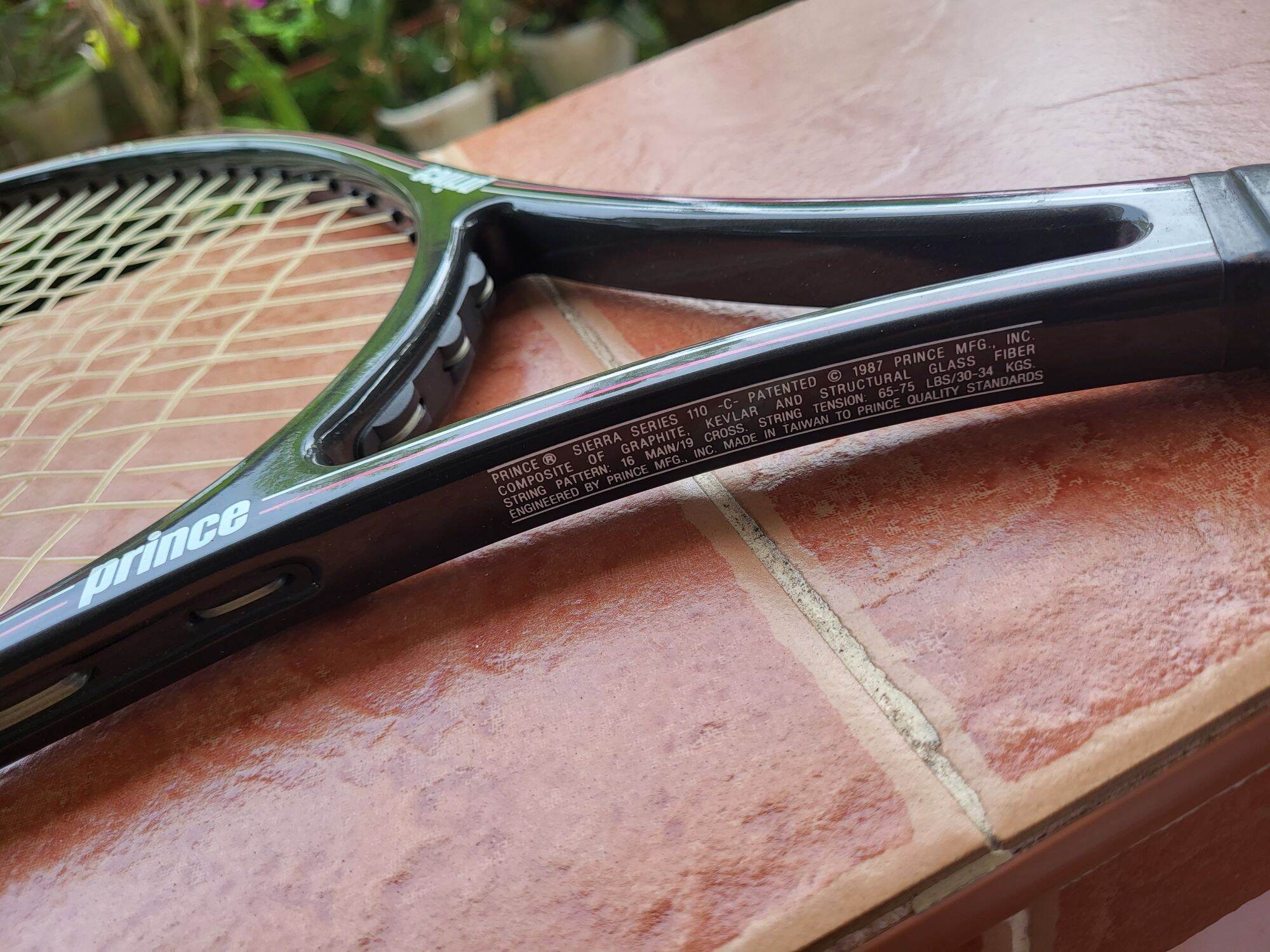 Prince Sierra 110 tennis racket japan surplus - Lazada