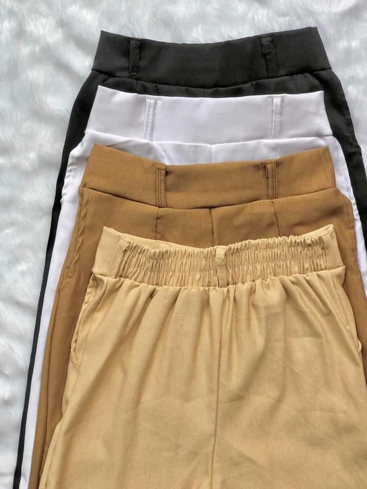 ZARA CEO Trouser Linen Fabric One size (24-36) GARTERIZED Pants