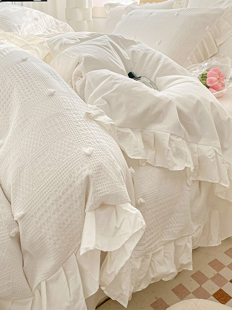 Cotton Luxurious Four-Piece Bedding Set Presyo 2,320 Piso*Libreng Shipping