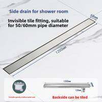 AZOS | Hidden Aroma Prevention Drain Shower Room Bathroom Use Extended