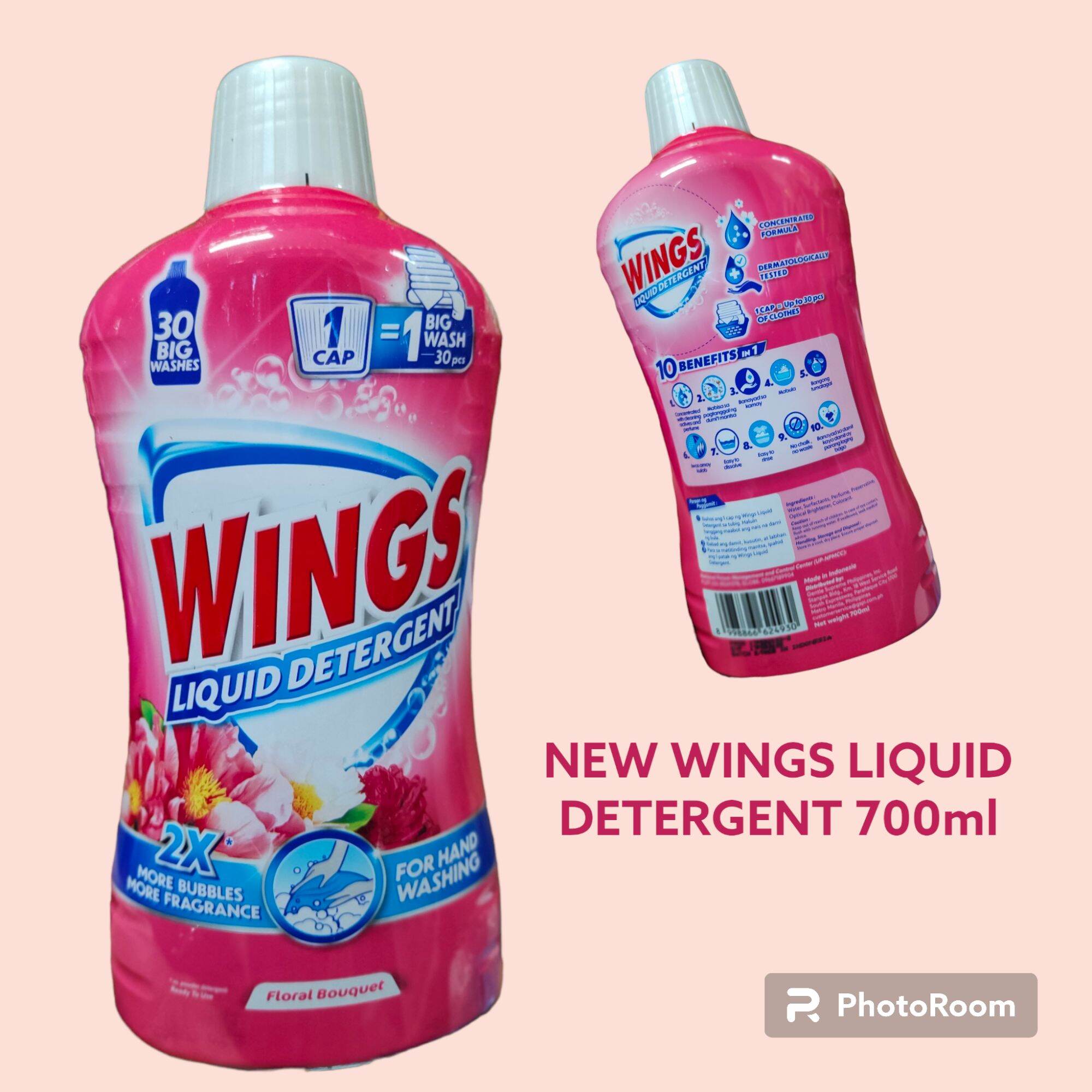 Wings Liquid Detergent Floral Bouquet & Nature Fresh 700ml Lazada PH