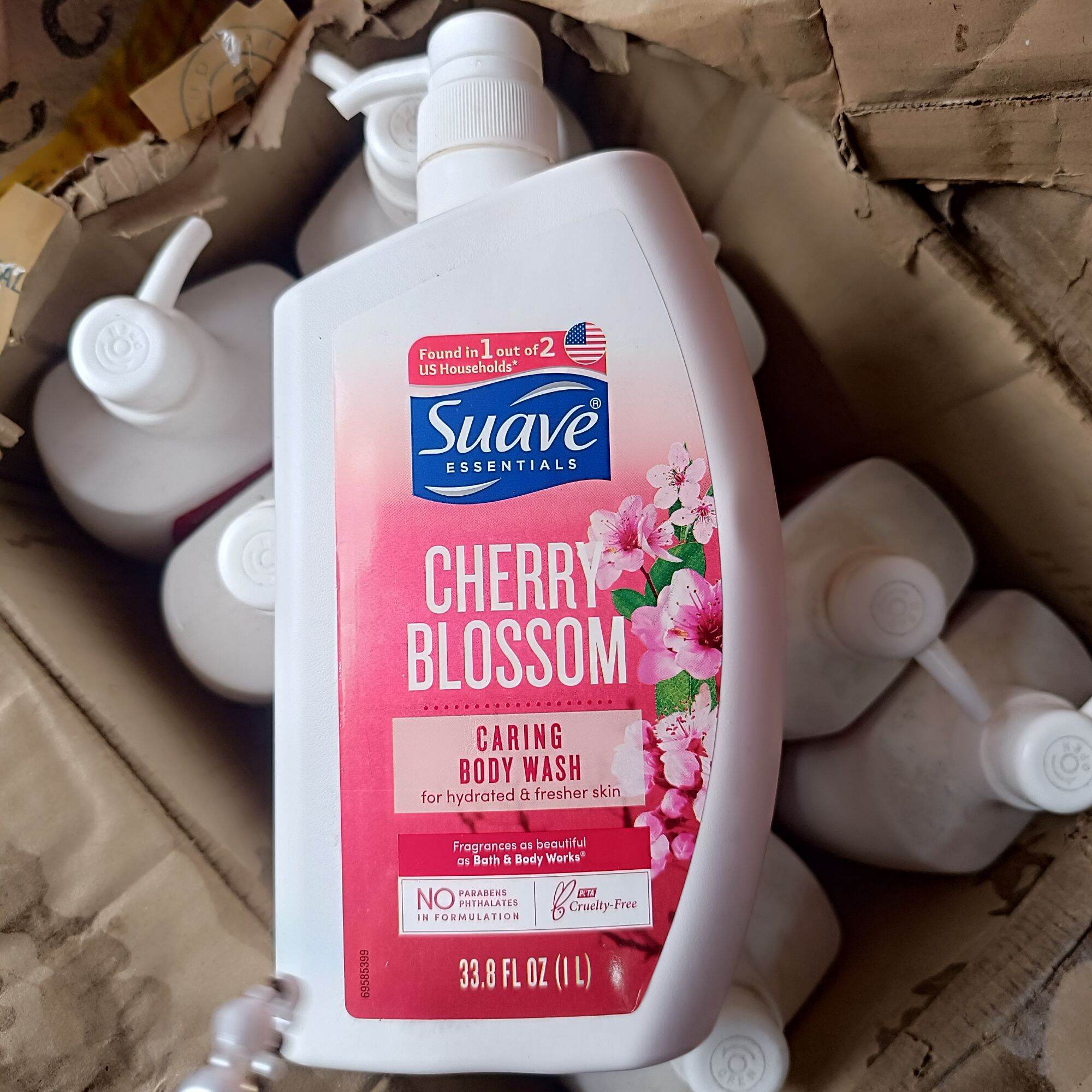 Suave Caring bodywash 1Liter