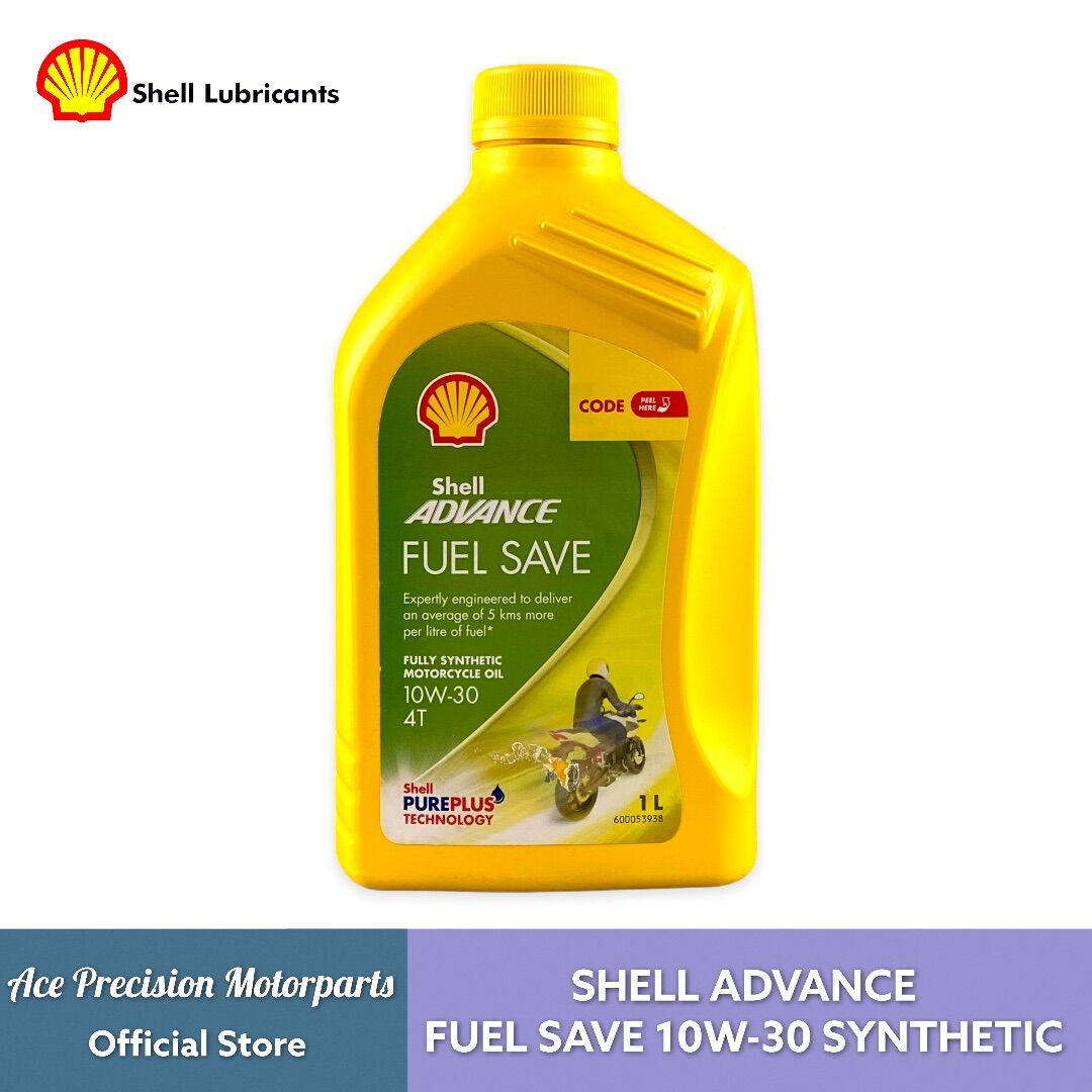Shell Save Shell Advance 4T Fuel Save Fully Synthetic Oil 10W/30 1L | Lazada PH