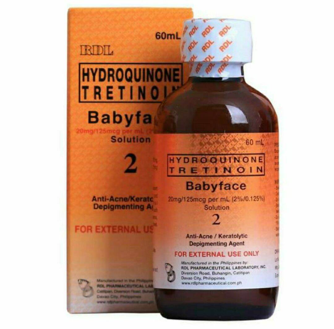 Rdl Baby Face Hydroquinone Tretinoin 60ml