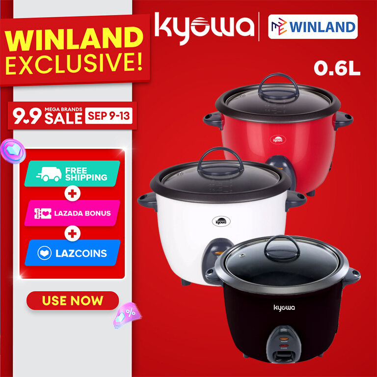 Kyowa Rice Cooker 0.6L, 3 Cups, 350 Watts