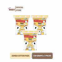 Baby Moby Super Saver Pack of 3 - Jumbo Cotton Pads (150 grams)