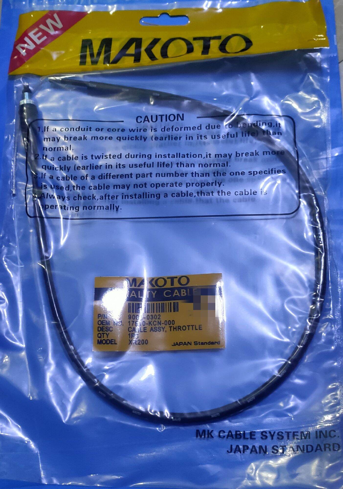 throttle cable xlr200/xr200 Lazada PH
