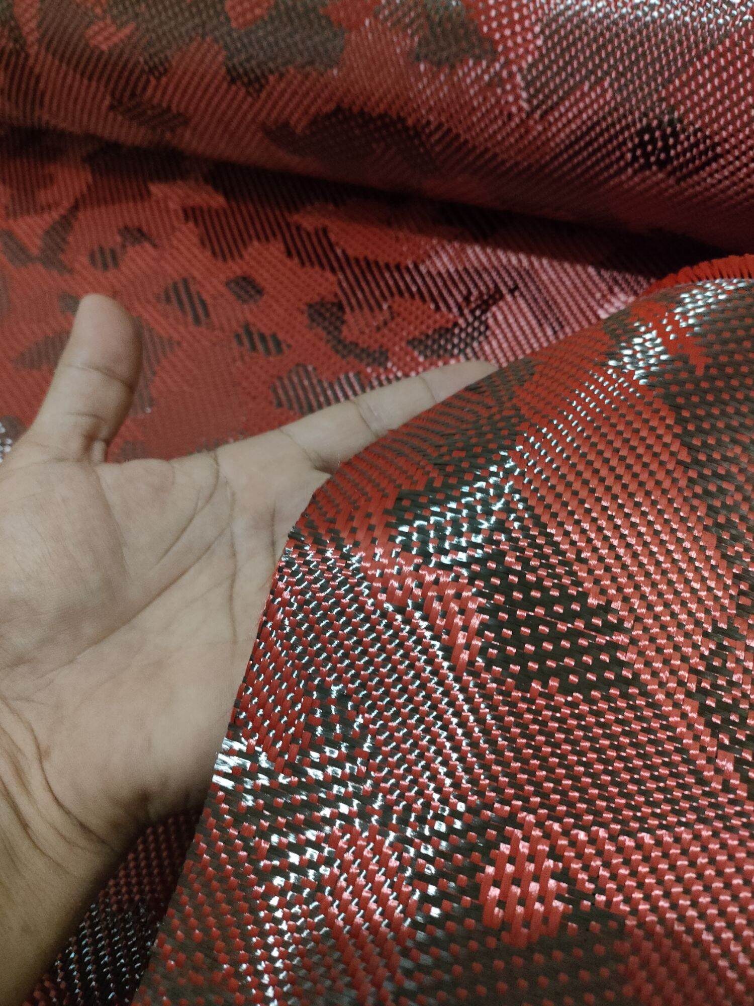 Carbon Fiber Kevlar Fabric Camou Red Black 220 gsm 100 cm wide Lazada PH