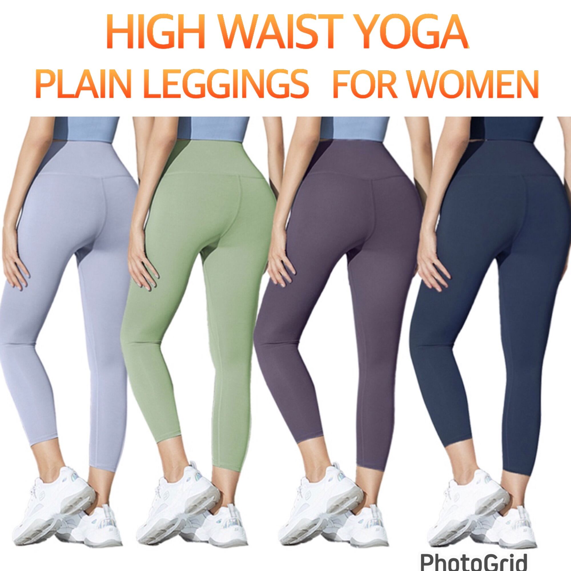 SUPERFLOWER Women's High Waist Yoga Pants Peach Hip Tummy Control