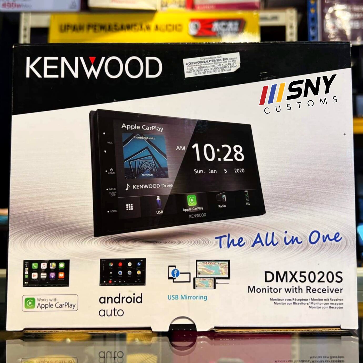 KENWOOD DDX5020S DVDUSB/Bluetooth 2023年製 ケンウッド、Apple