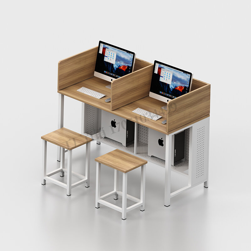 Computer Room School Multimedia Microcomputer Classroom Table and Chair ...