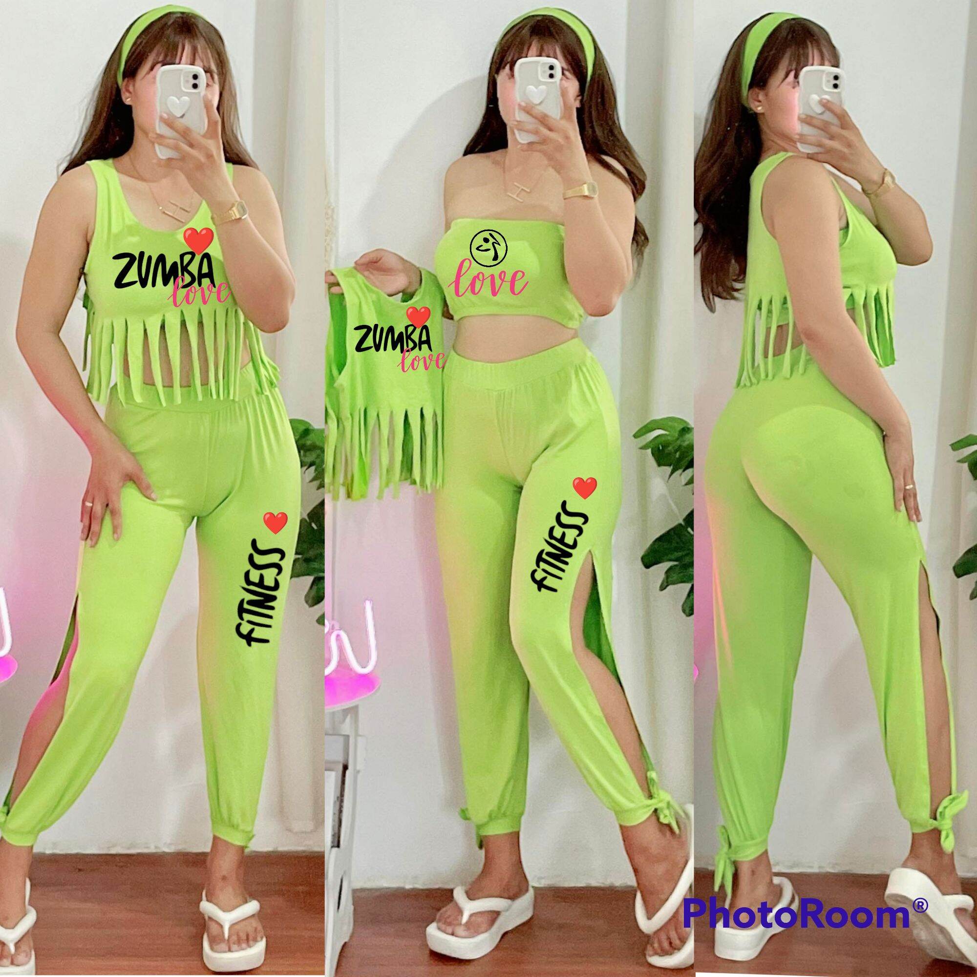 4in1 Zumba Love❤️ fitness w/ headband 4In1 Yoga Stretch Gear